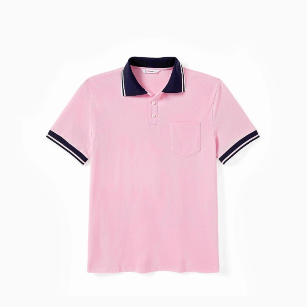 Men's Pink Polo Shirt
